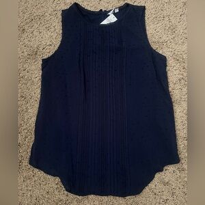 Gap Sleeveless Navy Blouse